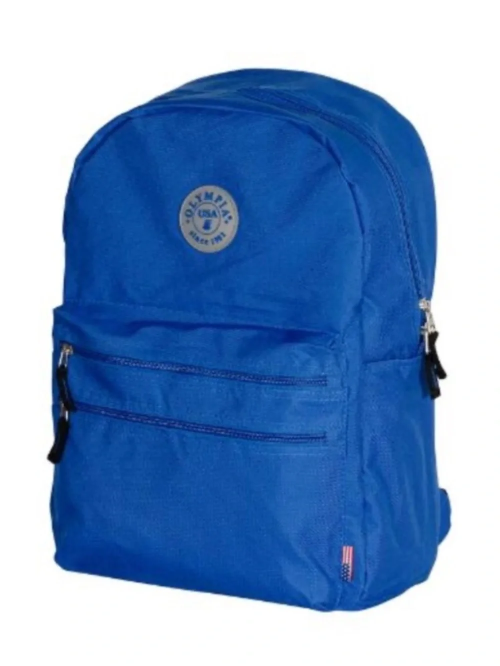 NEW Olympus Royal Blue Compact Backpack with Front Organizer